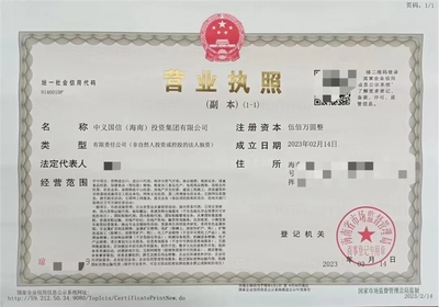 【海南公司注册中义国信(海南)投资集团转让】价格_厂家_批发_参数_图片_公司注册服务栏目
